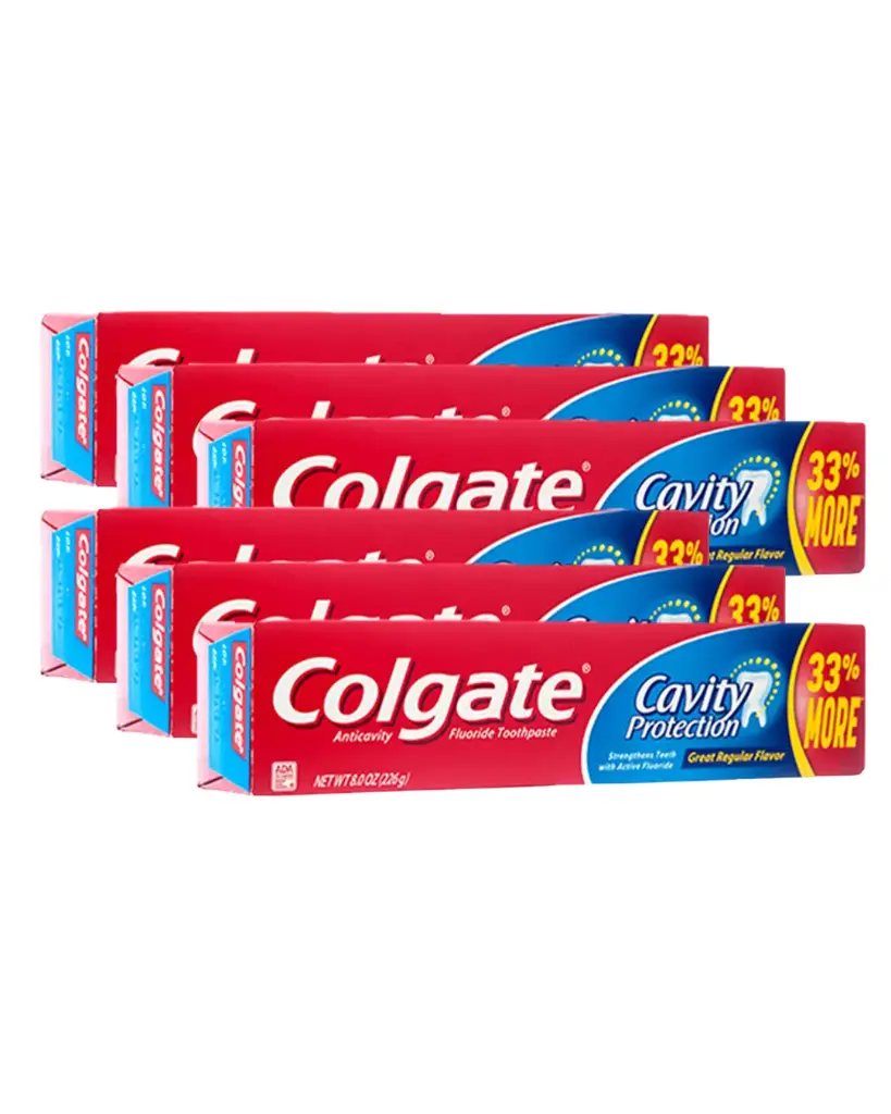 Colgate Cavity Protection Great Regular Flavor Toothpaste, 8.0 Oz