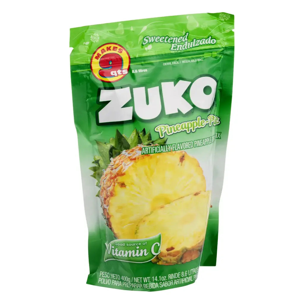 Zuko Powder Drink Mix, Pineapple, 14.1 OZ