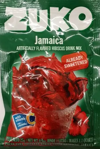 Zuko Hibiscus Flavor Drink Mix (1 Liter / 0.9 oz)