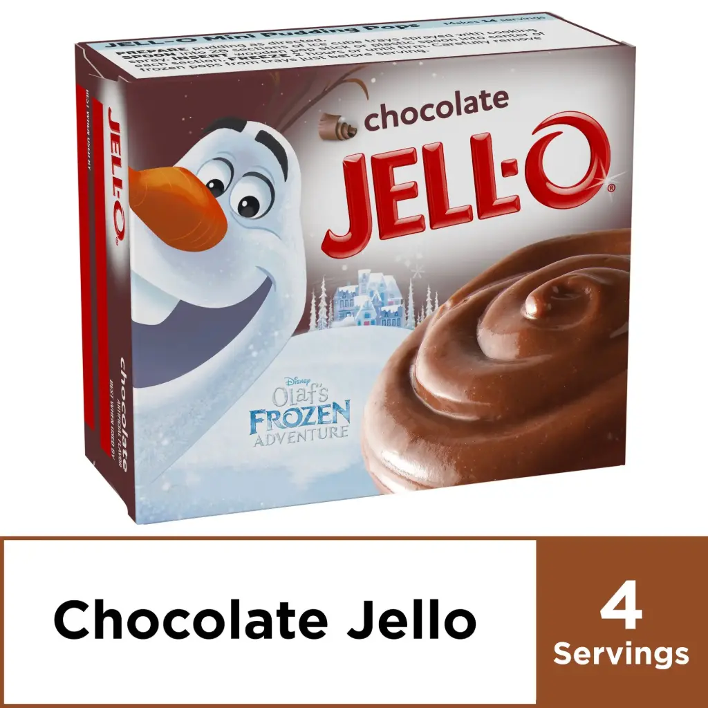 Jell-O Chocolate Instant Pudding Mix & Pie Filling 3.9 Oz. Box