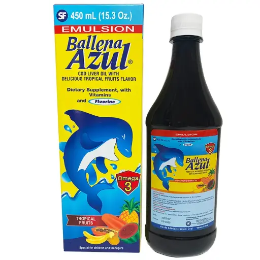 Ballena Azul Emulsión 450ML Frutas