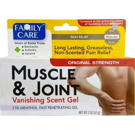 Family Care Muscle & Joint Pain Relief Vanishing Scent Gel 2oz