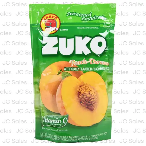 Zuko Drink Mix, Peach 14.1 oz