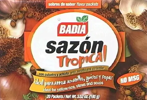 Badia Sazón Tropical with Coriander & Annatto 3.52 Oz