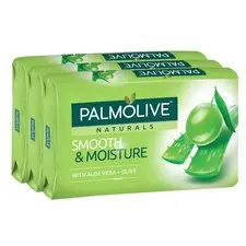 3 Pack Palmolive Smooth Moisture Aloe Vera Olive Soap