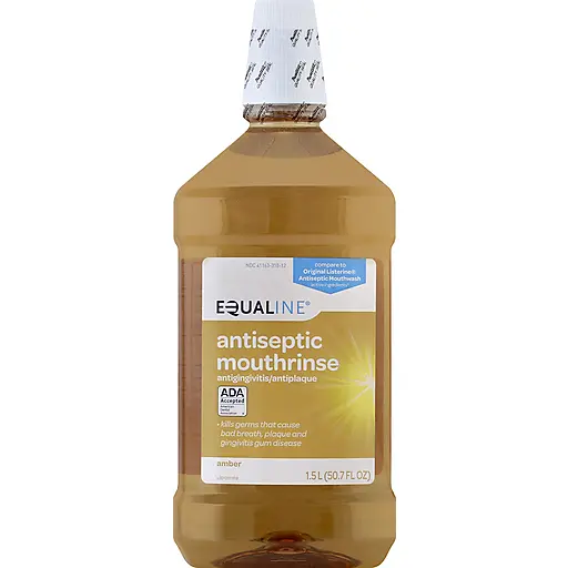Equaline Mouthrinse, Antiseptic, Amber