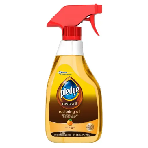 SC Johnson Pledge Orange Scent Revitalizing Oil Furniture Polish Spray 16 Fl. Oz.