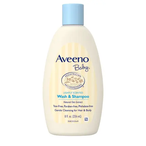 Aveeno, Baby Wash and Shampoo, 8 Oz